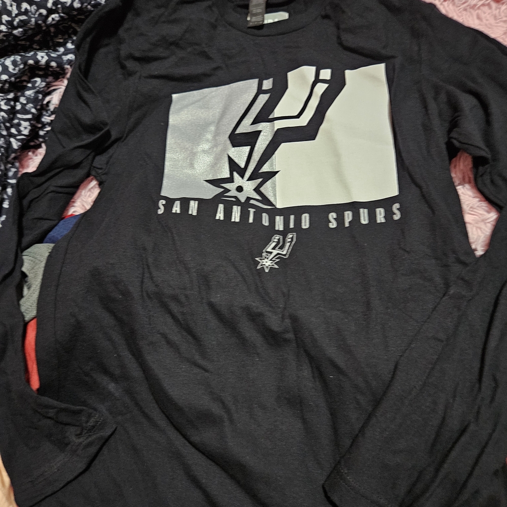 NBA San Antonio Spurs Black Long Sleeve Tee